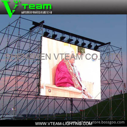 VTEAM P10 SMD full color indoor&outdodor LED video screen